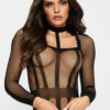 Jupiter Crotchless Bodystocking – Black - Image 3