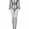 Jupiter Crotchless Bodystocking – Black - Image 2