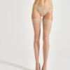Lace Top Glossy Hold Ups - Image 4