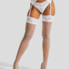 Lace Top Glossy Stockings