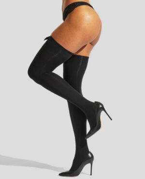 Opaque Bow Stockings
