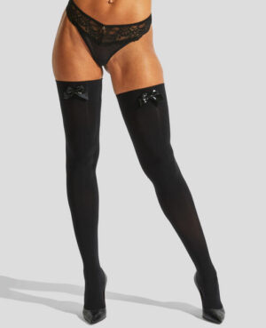 Opaque Bow Stockings