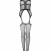 Persuasion Crotchless Bodystocking – Black - Image 2