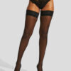 PU Plain Seamed Hold Ups - Image 3