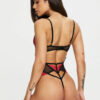 Secret Seduction Crotchless Body – Black/Red - Image 5