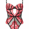 Secret Seduction Crotchless Body – Black/Red - Image 2