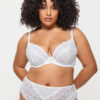 Sexy Lace Fuller Bust Non Padded Plunge Bra - Image 19