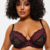 Sexy Lace Fuller Bust Non Padded Plunge Bra - Image 2