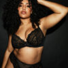 Sexy Lace Fuller Bust Non Padded Plunge Bra - Image 8