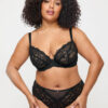 Sexy Lace Fuller Bust Non Padded Plunge Bra - Image 6