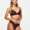 Sexy Lace Non Padded Plunge Bra - Image 11