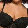 Sexy Lace Padded Balcony Bra - Image 7