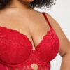 Sexy Lace Padded Basque - Image 17