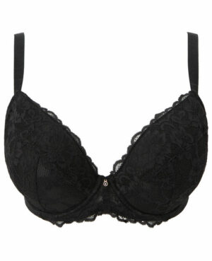 Sexy Lace Padded Plunge Bra