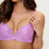 Sexy Lace Foiled Padded Plunge - Image 4