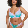 Sexy Lace Padded Plunge Bra - Image 9