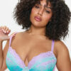 Sexy Lace Padded Plunge Bra - Image 4