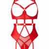 The Minx Crotchless Body – Red - Image 2