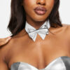 Tuxedo Bunny Outfit – Silver - Image 7