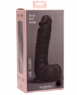 Mr Harry Suction Cup Black Dildo