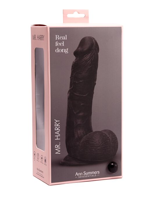 Mr Harry Suction Cup Black Dildo