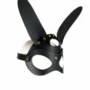 Bondage Tuxedo Bunny Mask & Collar Set - Image 5