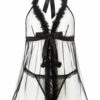 Desires At Dusk Crotchless Babydoll - Image 2