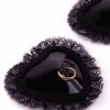 Heart Lace and PU Nipple Covers - Image 3