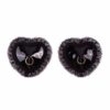 Heart Lace and PU Nipple Covers