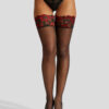 Lace Top Contrast Hold ups - Image 4