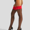 Lace Top Glossy Stockings - Image 6