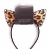 Leopard Print PU Cat Ears - Image 2