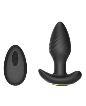 Toosh Remote Controlled Silicone Rotating & Vibrating Butt Plug