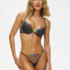 Rainbow Padded Plunge Bra