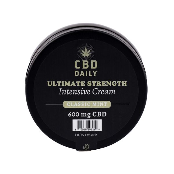 Earthly Body CBD Daily Ultimate Strength Intensive Cream Classic Mint 142g - Image 3