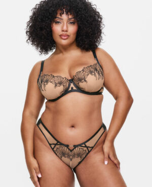 Incensing Non Padded Fuller Bust Balcony Bra