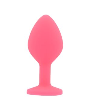 Toosh Pink Silicone Butt Plug Medium