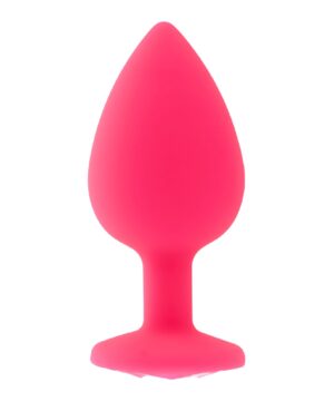 Toosh Pink Silicone Butt Plug Large