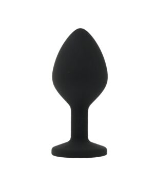 Toosh Black Silicone Butt Plug Medium